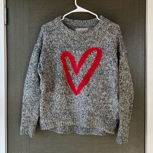 LOFT Heart Knit Sweater